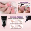 Makartt Nail Rhinestone Glue Gel Kit,  Clear Nail Gem Glue Gel Super Strong Adhesive Nail Art Glue for Nail Decorations 3D Stone 2