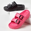 Shevalues Women's Platform Sandals 2025 Summer New Outdoor Anti-slip Beach Slippers With Double Buckle Women Fashion EVA Slides 1