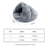 Soft Cat Bed Winter Warm Plush Pet Puupy Kitten Nest Kennel Deep Sleep Cats Cave House For Cats Small Dogs Products 6