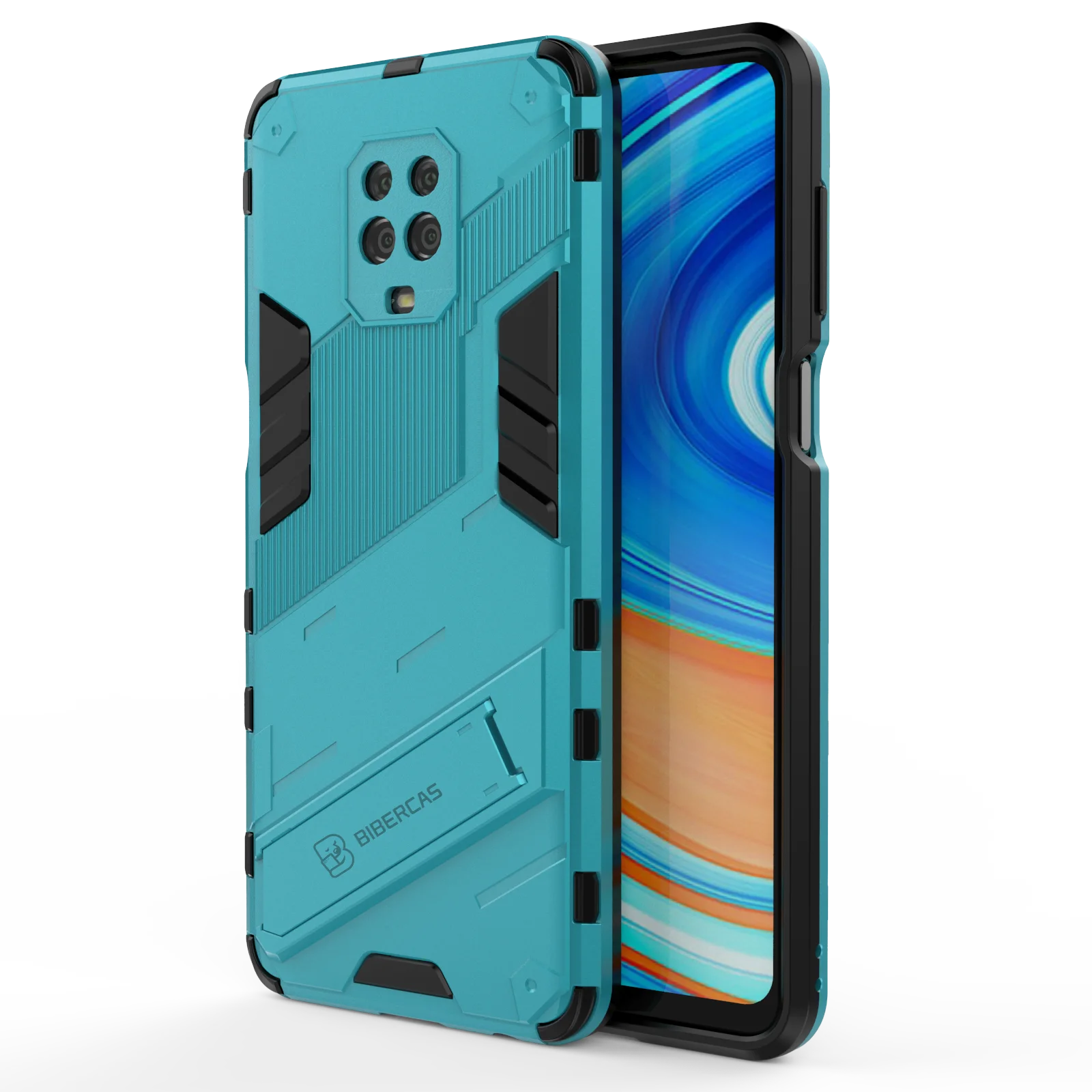 Enhanced Shockproof Armor Stand Phone Case Bumper Cover