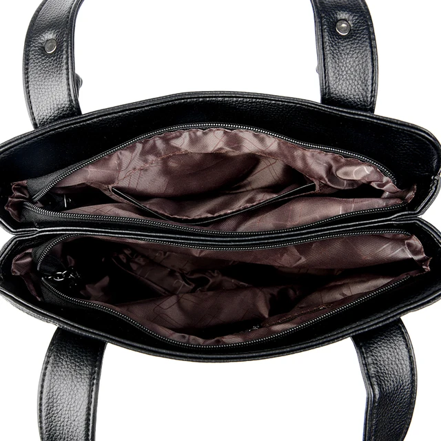 Genuine Soft Leather Handbags for Women Vintage Shoulder Tote Bag Luxury Designer Ladies Large Capacity Purse Bags Sac A Main 6