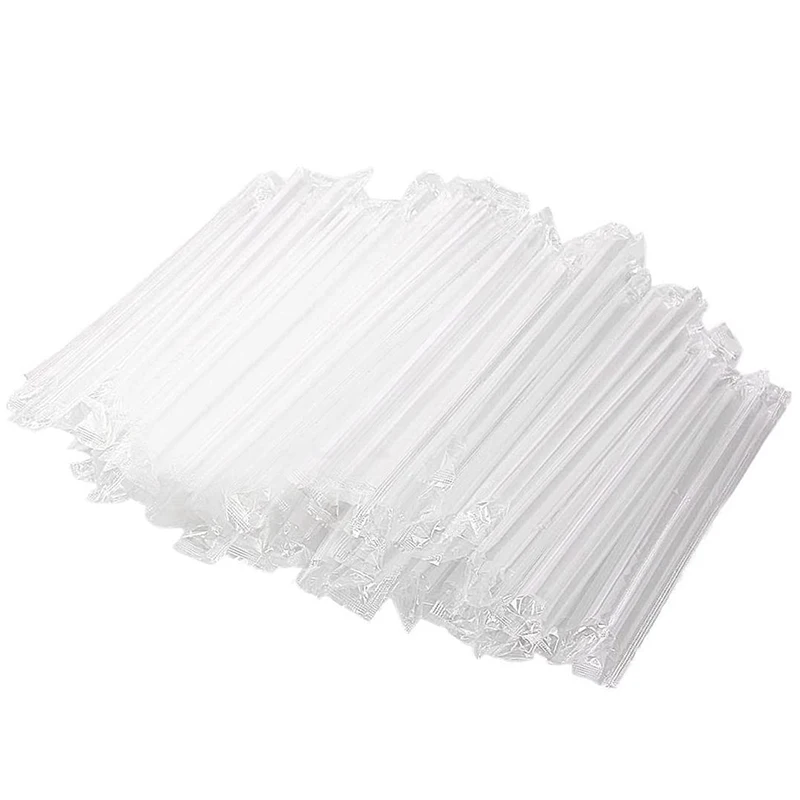 

300 шт. смузи Jumbo Straw Clear пластиковые соломинки для питья для молочного коктейля чай Jumbo соломинки фруктовые коктейли