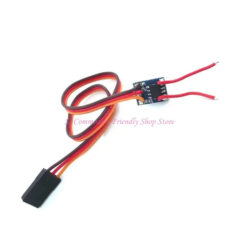 Mini contrôleur moteur DC 5V ESC bidirectionnel pour voiture RC robot installé sur un châssis de robot