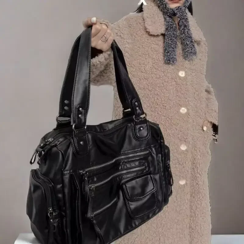 HAEX Punk Women Tote Bags 2024 Trend Large Capacity