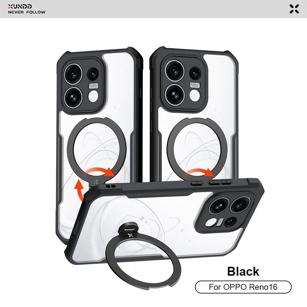 XUNDD Shockproof Protective Phone Case - Full Protection PC+TPU, Anti-Drop & Wear-Resistant Cover