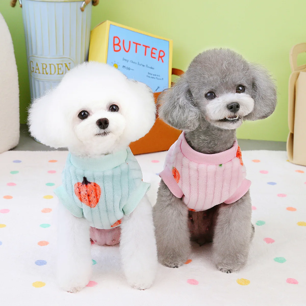 

Dog Tank Top Wool Jacket Autumn and Winter Warm Dog Coat Small and Medium Dog Coat Chihuahua French Bulldog Teddy Clothes