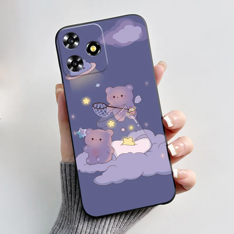 Fashion Cat Soft Silicone Phone Case - Stylish Protective Cover