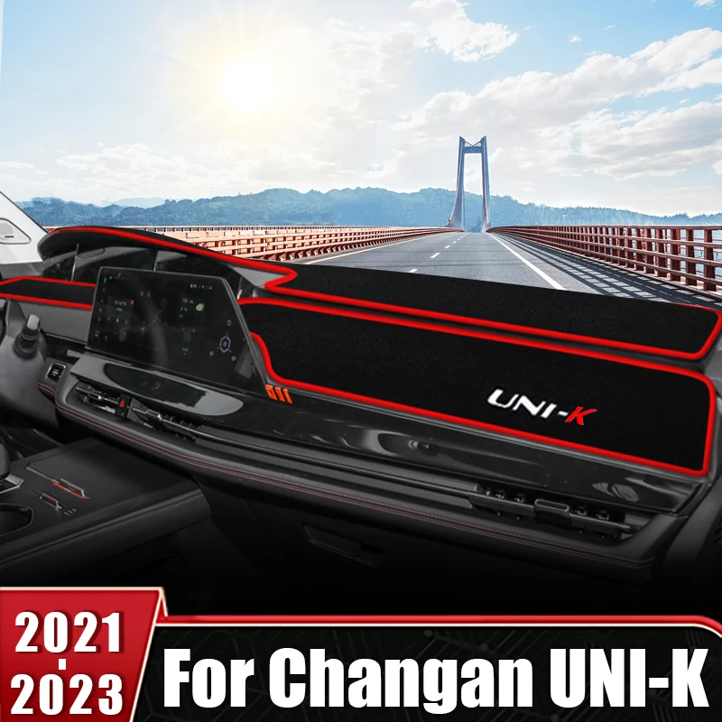 

For Changan UNI-K UNIK 2021 2022 2023 Car Dashboard Cover Sun Shade Avoid Light Mat Instrument Panel Carpet Non-Slip Accessories