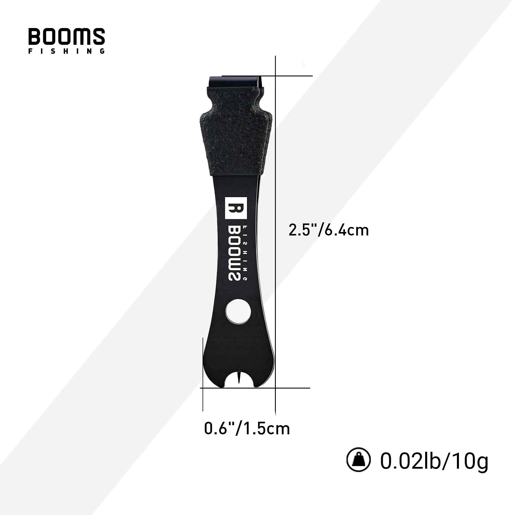 Booms fishing fly lines scissors mini sub-line cutter stainless steel clipper with retractor fly fishing tackle tool