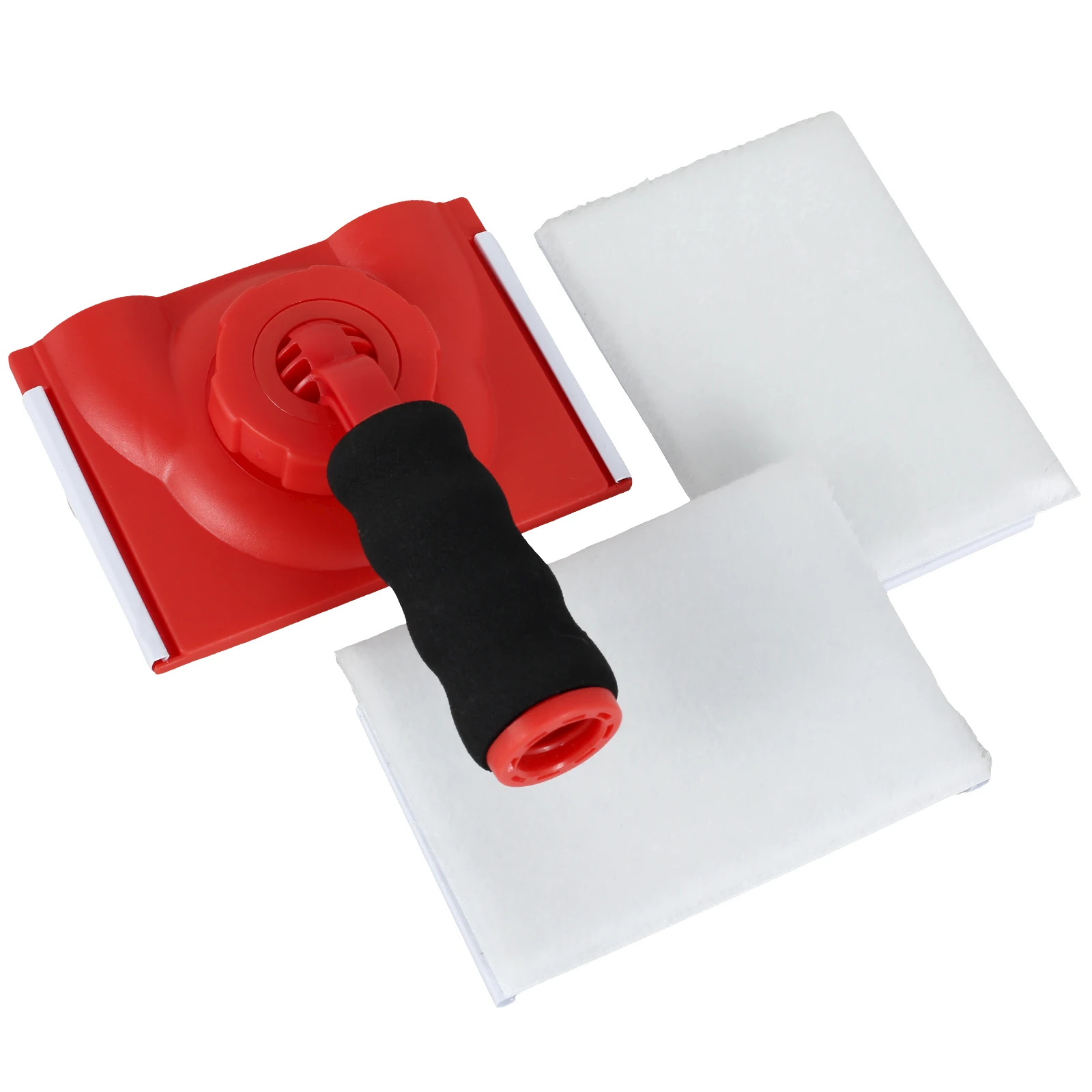 

Paint Edge Trimmer Plastic Trim Paint Edger Adjustable Wall Corner Pad Painter with Rotatable Handle and 2 Sponge Brushes