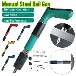 NEW Handheld Powerful Concrete Nail Gun Dedicated Mini Cannon Nailer Wall Concrete Nail Gun Flooring Roofing Framing Palm Gun