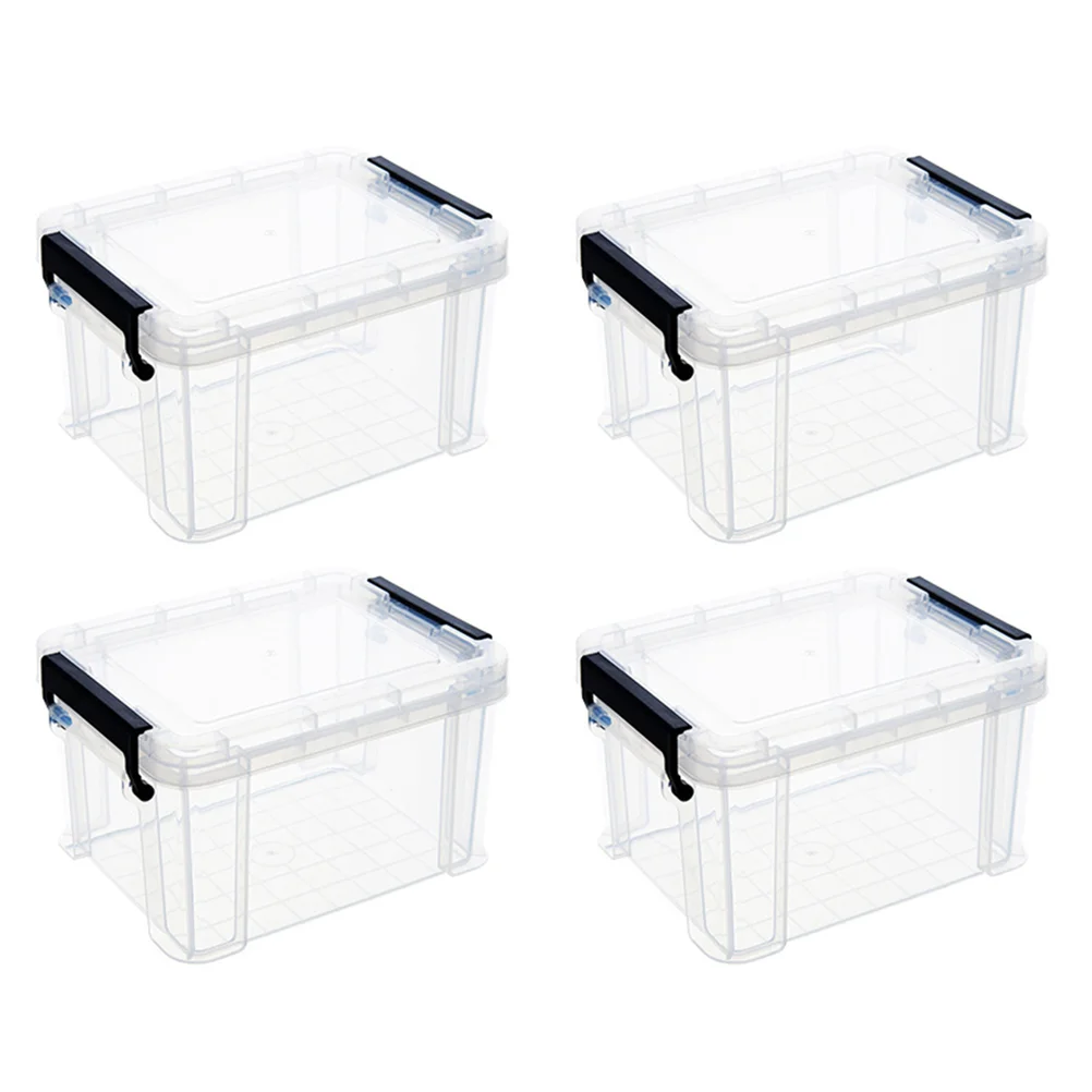 

4Pcs Multi-functional Storage Box Sundries Storage Case Portable Toy Storage Box