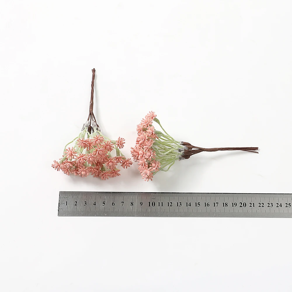 6Pcs/Bunch Babys Breath Artificial Flowers Plastic Gypsophila DIY Floral Bouquets Arrangement For Wedding Home Decoration