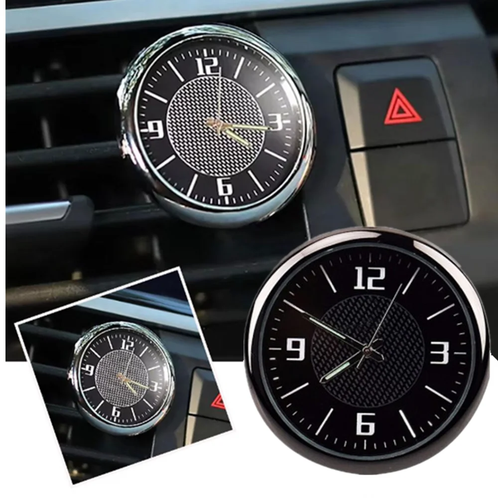 Car Clock Smart Mini Electronic Clock Watch for vehicles Interior Motorcycle Bicycle Ornaments car clock motorcycle handlebar clock air outlet dashboard clock