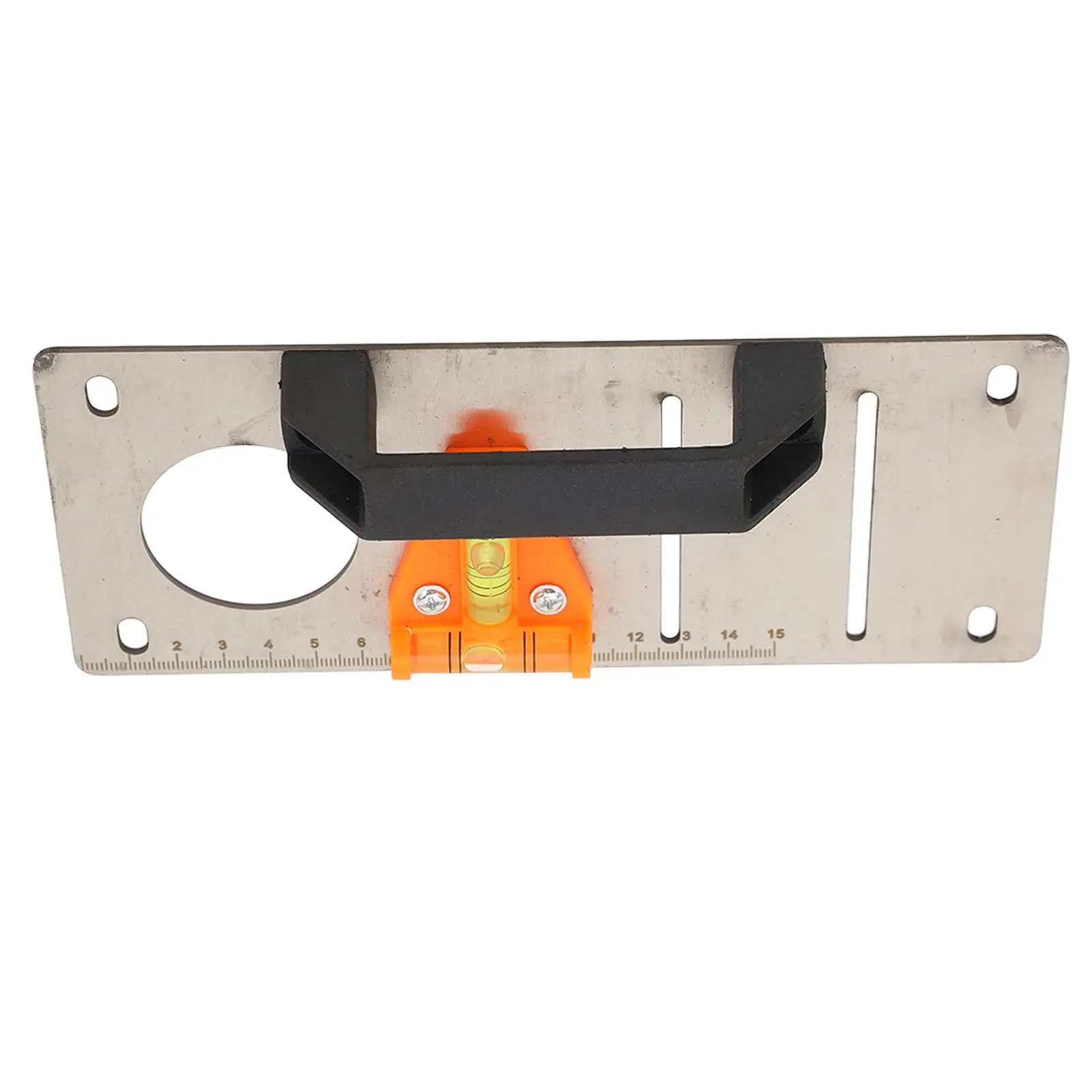 Stainless Steel Level Measuring Ruler Construction Tool Marking Positioning Slot Template