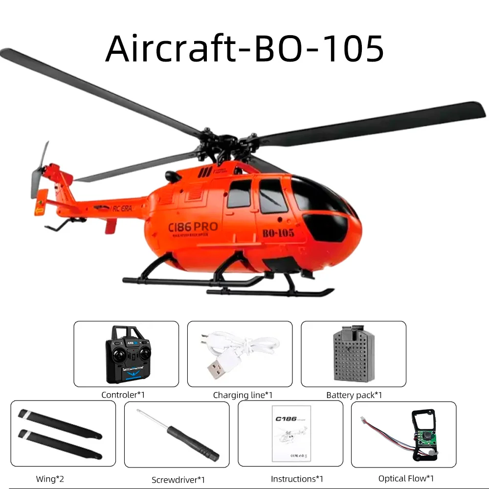 RC ERA BO-105 헬리콥터 1:48 4채널 15분 비행 C186 RC 항공기