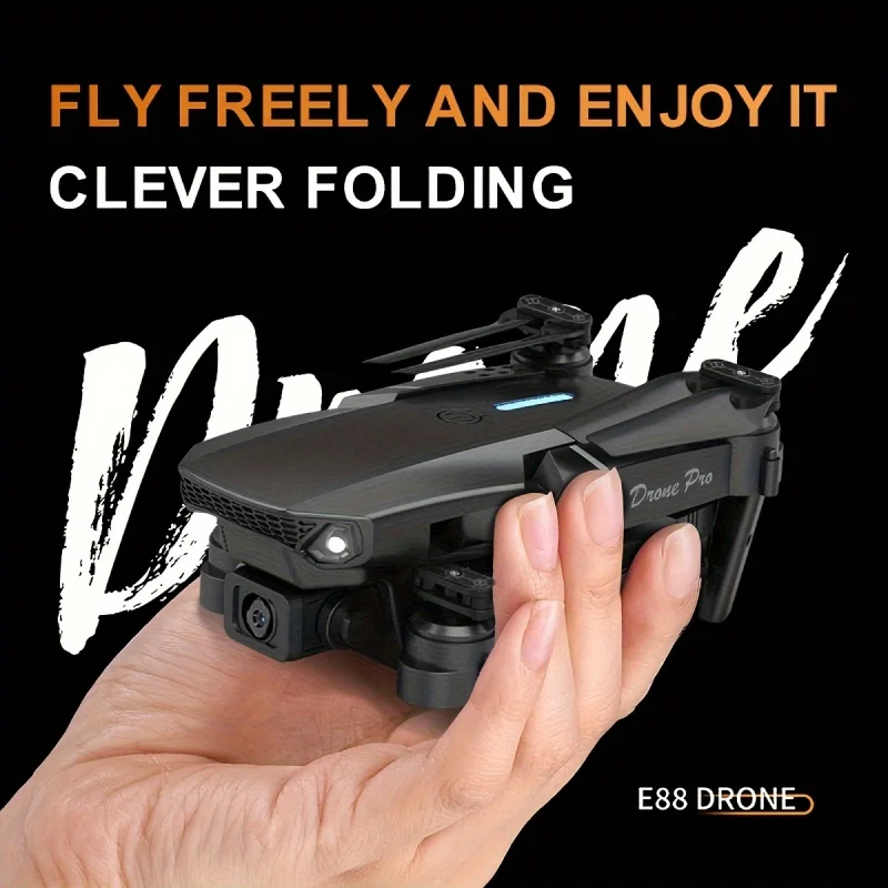 Equipped with Dual CamerasE88Uav,Mobile Application Control,Indoor Flying Toys,Halloween/Christmas/New Year Gift 5