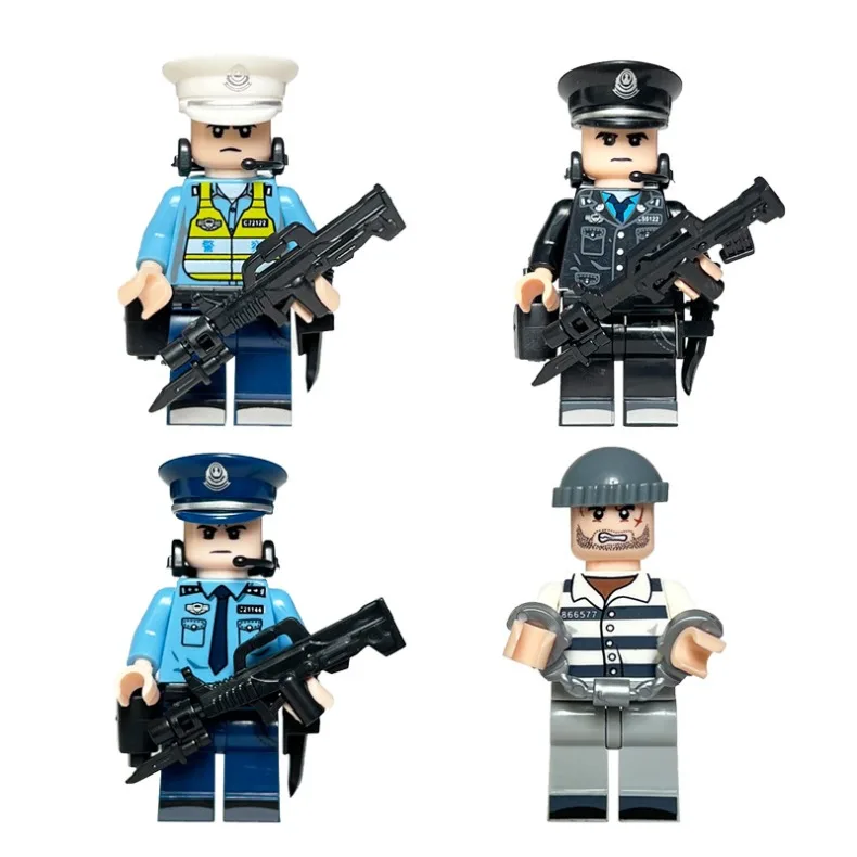 MOC-Bausteine, Spielzeug, humanoide Figuren, Spielzeug für Kinder, Geburtstagsgeschenke, Zeichentrickfiguren, kleines Geschenk für Jungen, Partygeschenke – Detail 3