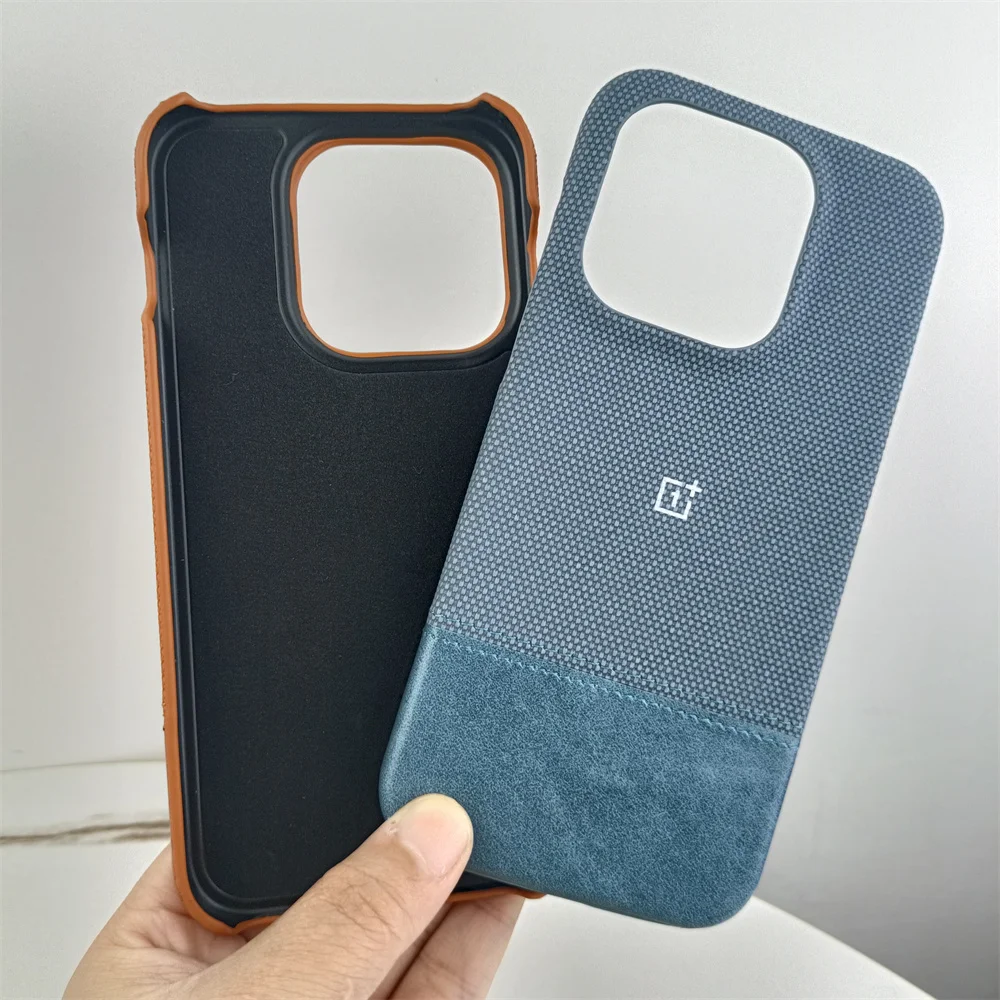 Luxury Matte Cotton Linen Leather Phone Case - Simple Shockproof Protective Cover