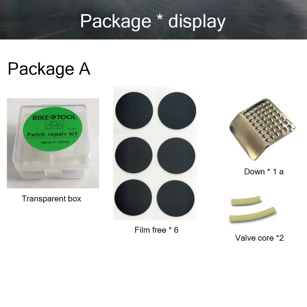 

Glueless Chip Patches Inner Tire Repair Kit Mountain Bike Tyre Tire Repair Tools Piece Thin Road Bike Accessories