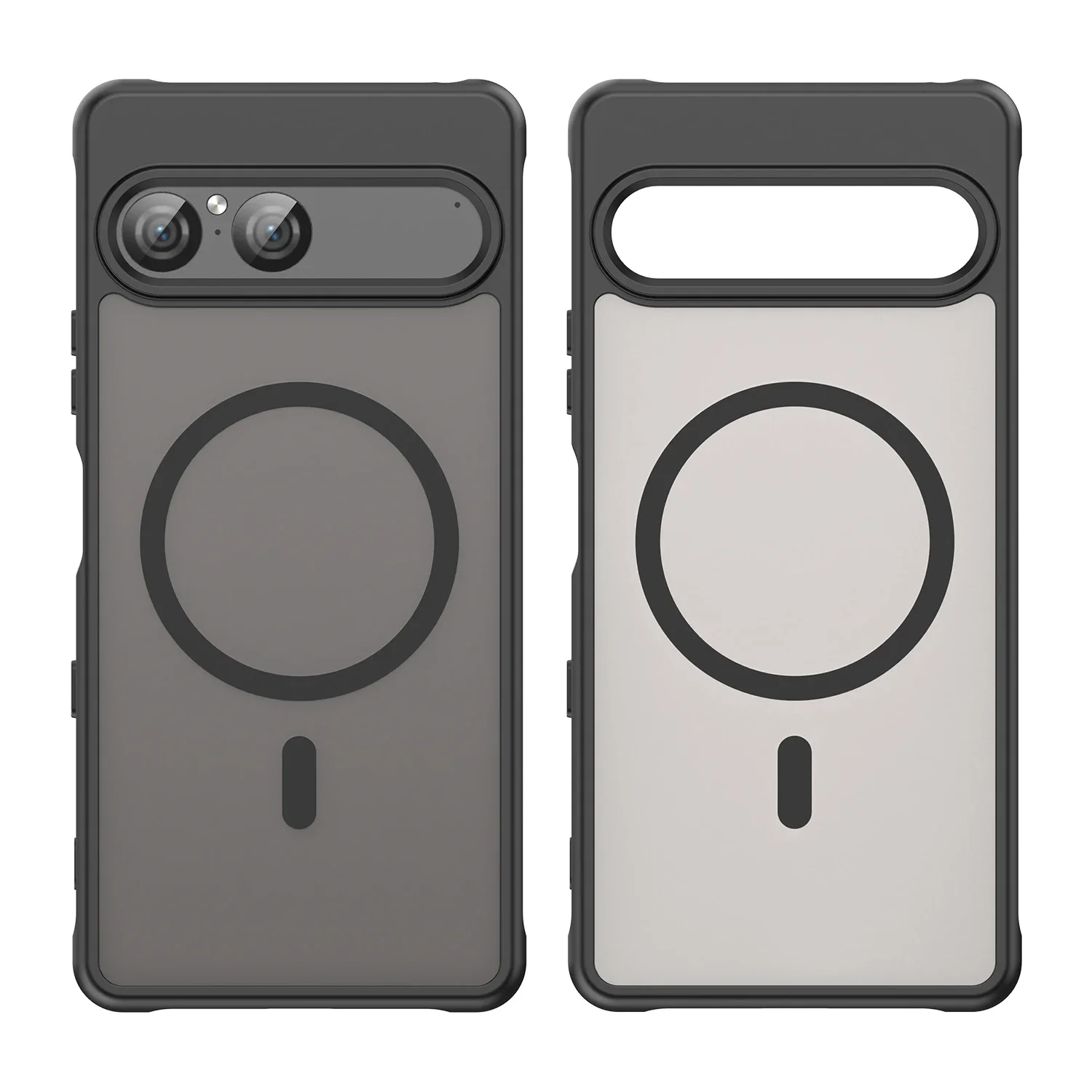 MagSafe Wireless Charging Matte TPU Cover with Camera Lens Protection and Shockproof Design