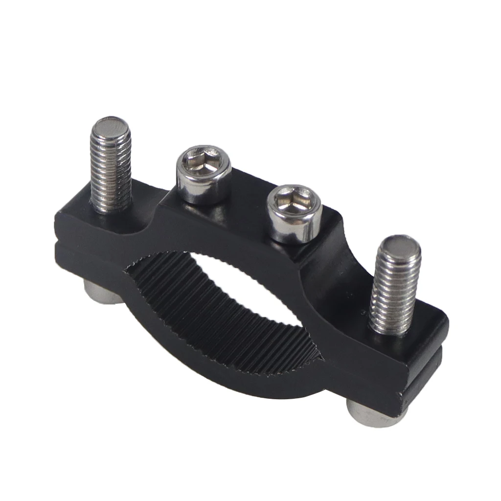 2Pcs Aluminum Bike Motorcycle Headlight Spotlight Mount Handlebar Fixed Clamp Bracket Clip M5 M6 Screw Front LED Light Holder headlight holder