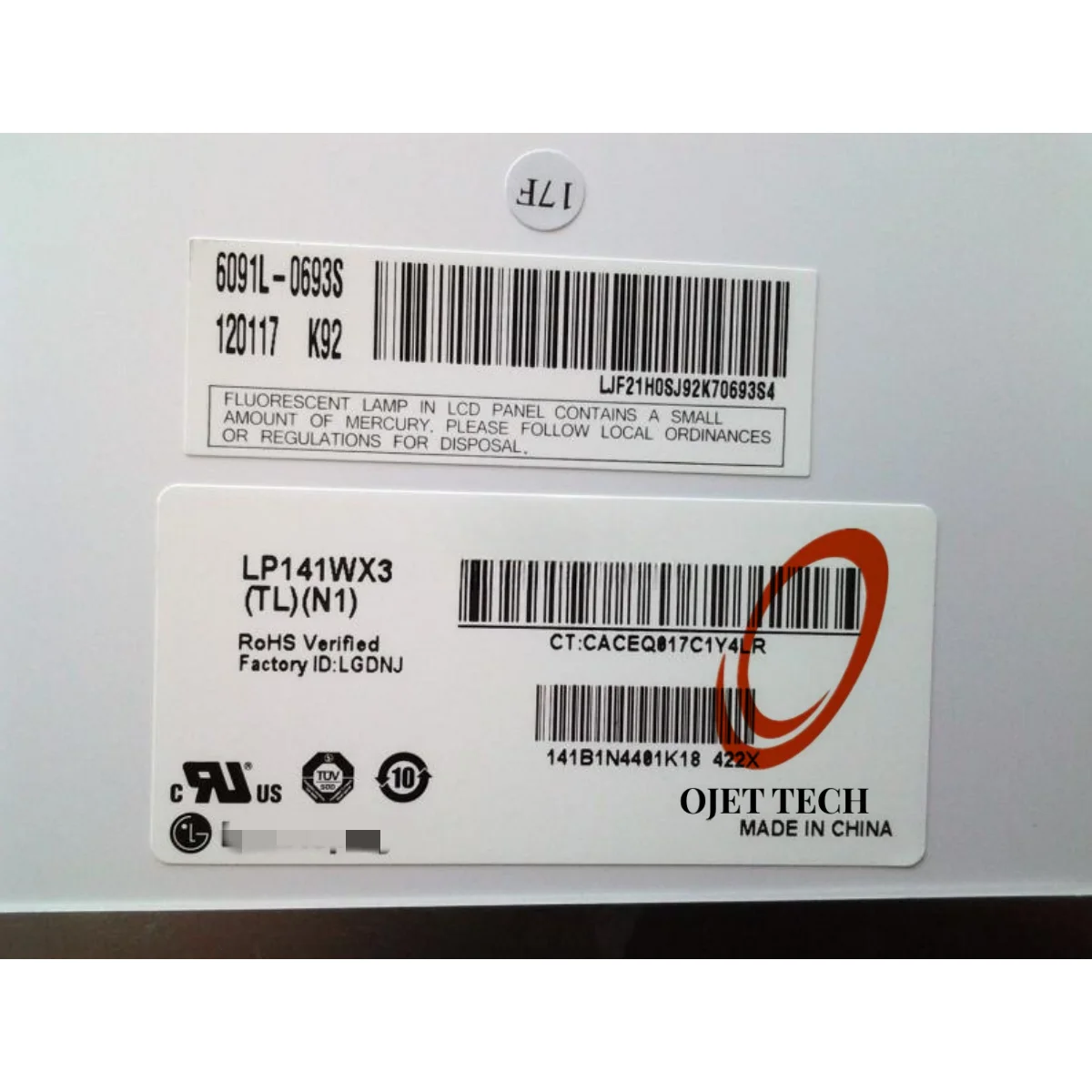 Tela Lcd Latop 14.1 Polegada Lp141wx3 Tln1 B141ew04 V.4 V.7 Ltn141w1-l02 N141i2-l02 N141i3-l01 B141ew02 Ltn141w3-l01 1280x800 - Imagem 2