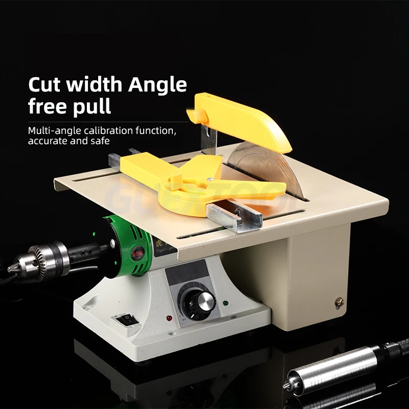 220V Electric Bench Polishing Grinding Machine Table Saw Sander Gem Jewelry Rock Grinder Desktop Lathe Polisher Adjustable Speed