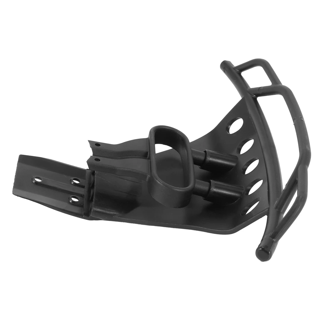 Pare-chocs avant installé sur une voiture RC 1/10, aspect robuste et ajustement parfait pour Traxxas Slash