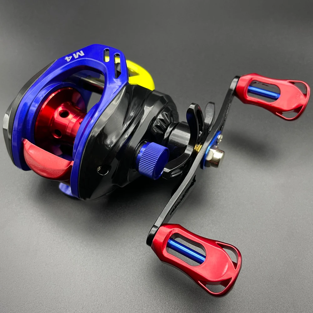 Ambidextrous Ultralight Rotating Fishing Reel 8KG Max Drag 7.2:1 Gear Ratio PA and Aluminum Alloy Construction CNC Alum