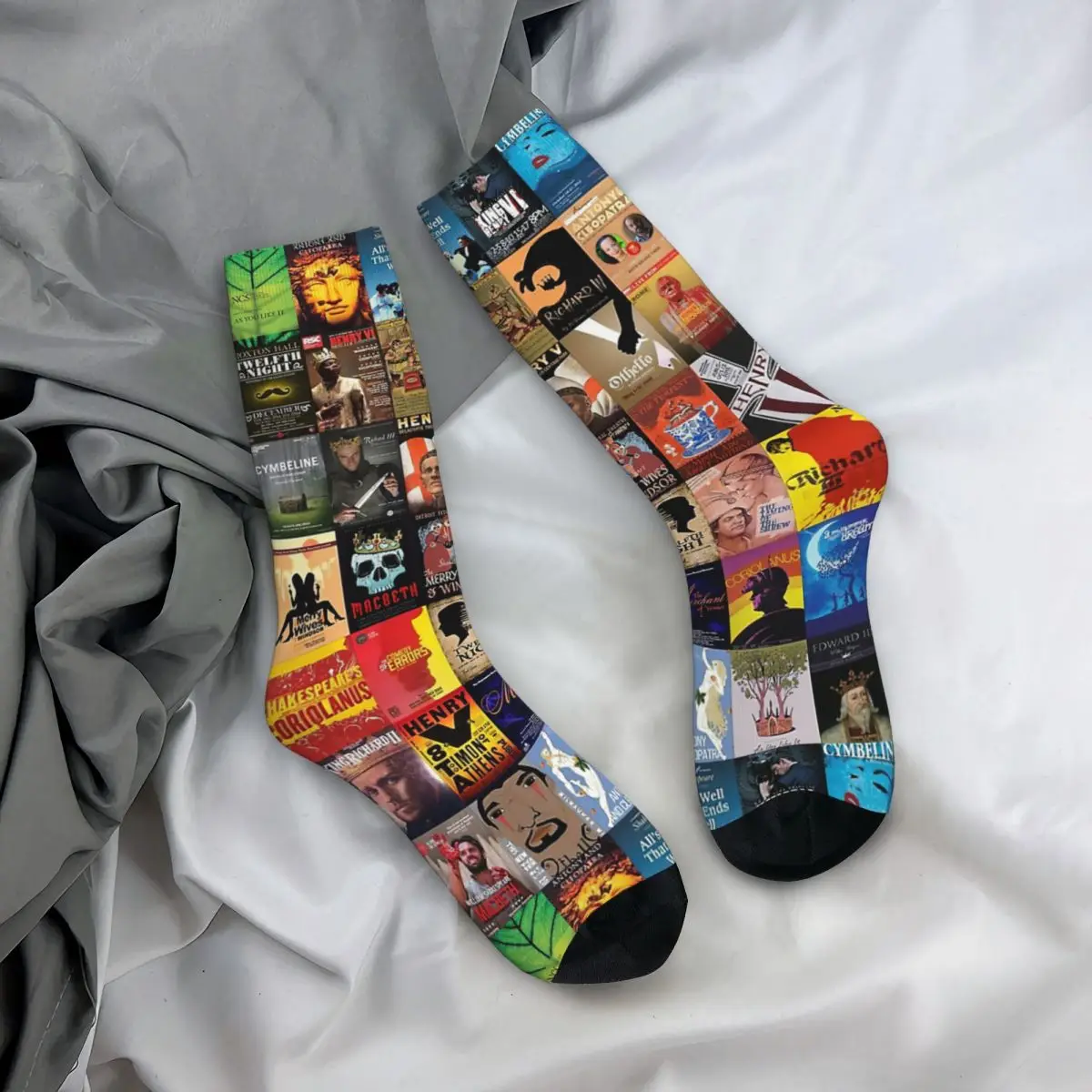 Shakespeare Plays stockings Thickened thermal Adult Socks,Unisex socks,men Socks women Socks