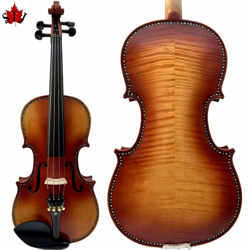 Strad style SONG Brand Maestro 15" viola,inlay nice shell，claer and melodious sound #15432