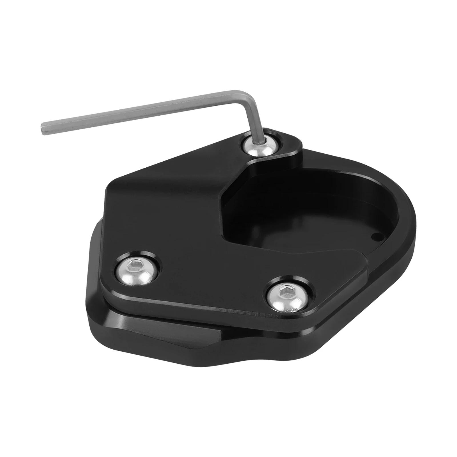 Pour Kawasaki Eliminator 500 2024 2025 Béquille Latérale De Moto Agrandir L' Extension Béquille Support De Pied Antidérapant Plaque De Pied CNC(Bleu