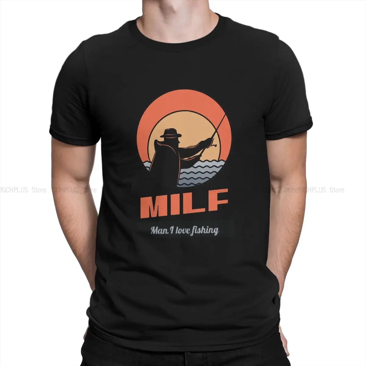 

Water TShirt For Men MILF Clothing Fashion Polyester T Shirt Soft