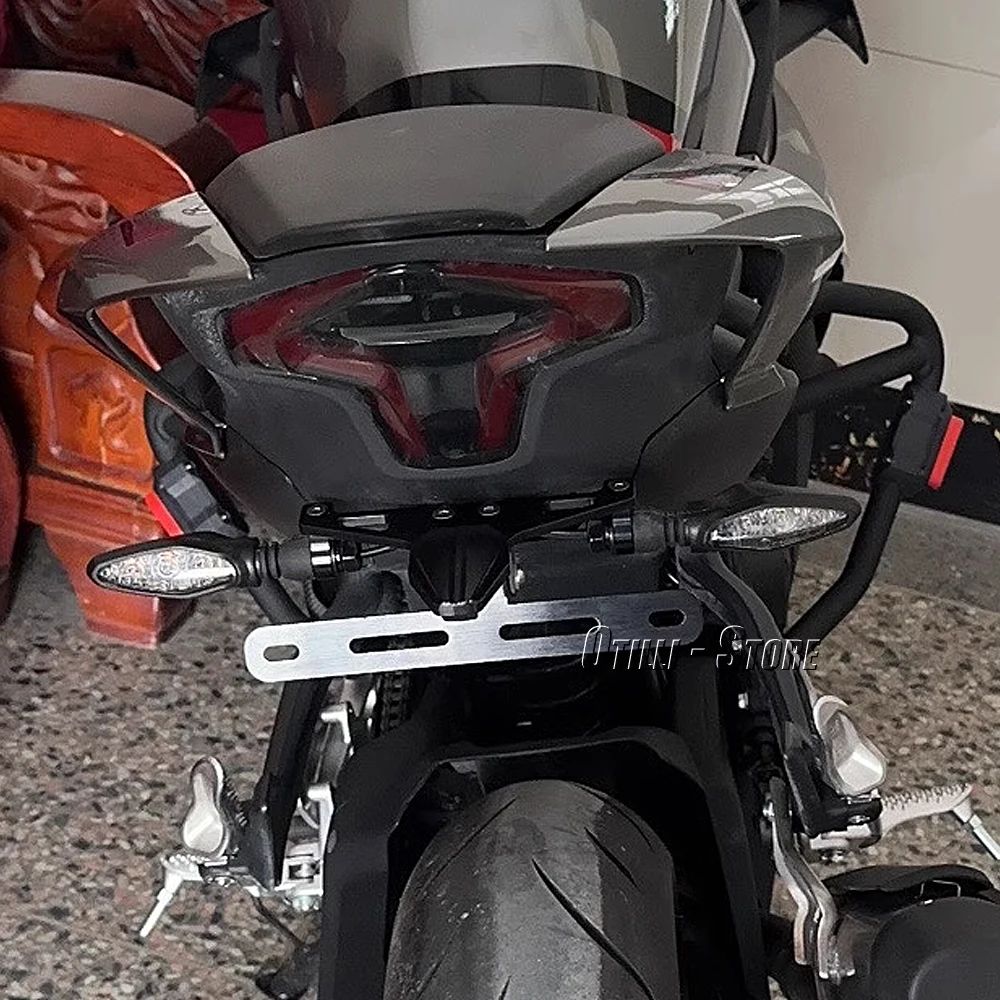 신제품 CFMOTO 450SR 450 SR 2022 2023 오토바이 번호판 홀더 펜더 제거기 등록 브래킷 리어 숏 테일