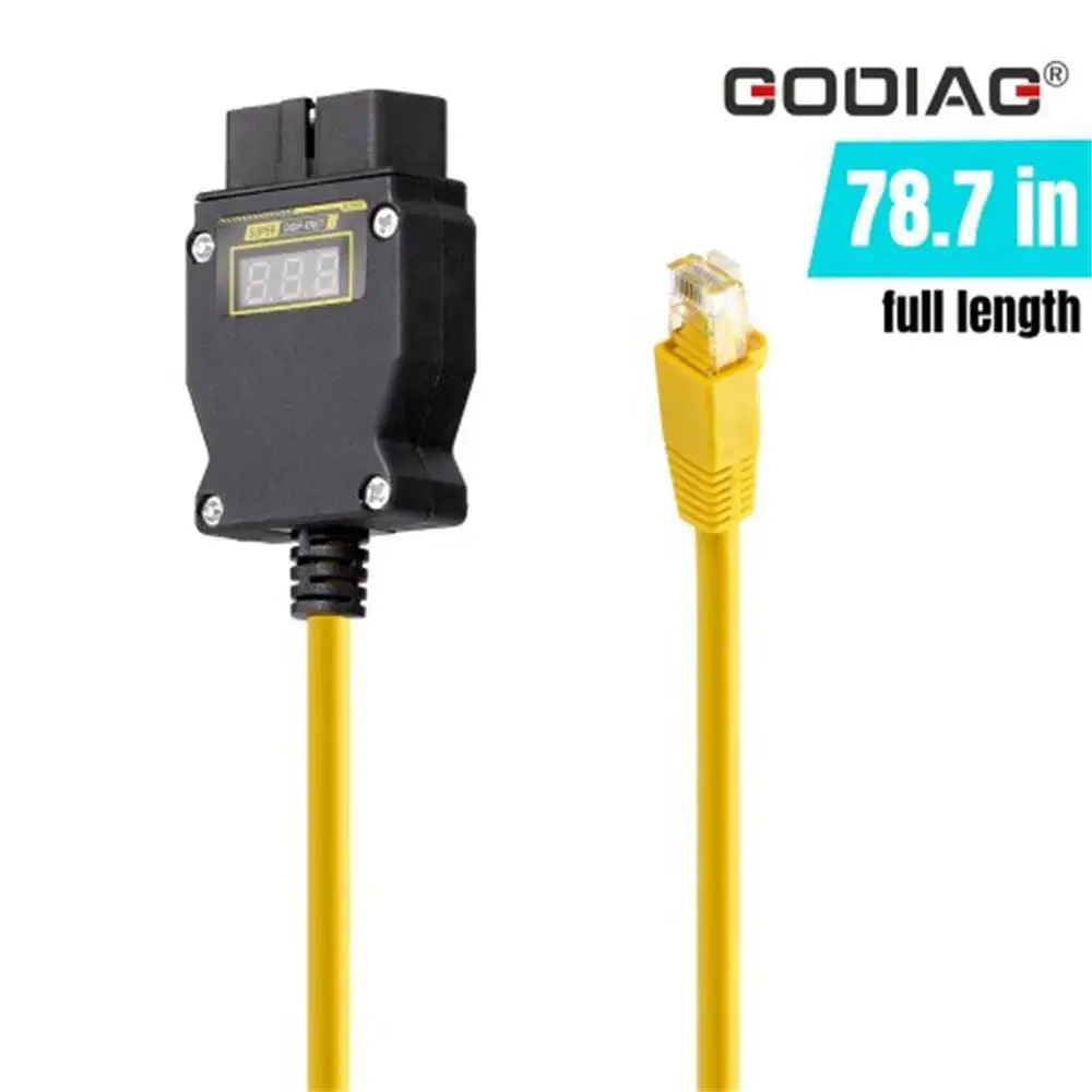 GODIAG GT109 DOIP ENET für BMW /Für Mercedes /Für VW /Für Audi Diagnose-Programmier-Codier-Adapter mit Spannungsanzeige – Detail 6