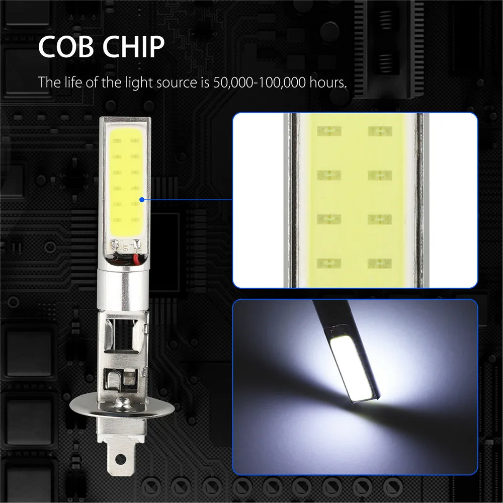 Ʈ ȭƮ LED Ʈ  ο  Ʈ SMD   , 10W, 12V, 10000-1200MCD, ڵ ȣ , , H1/H3, 4 