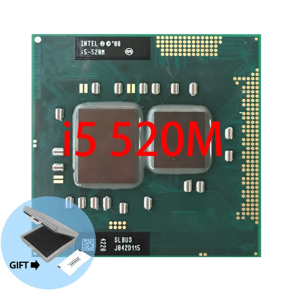 Processore Intel Core Originale I5 520M I5 520M 3M Cache 2.4 Ghz Laptop Notebook Cpu Processor I5-520M