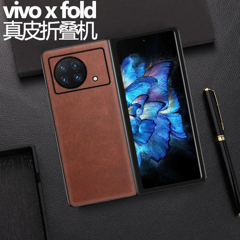 for Vivo X Fold Case Flip Case Folding Screen Protector Net Red New