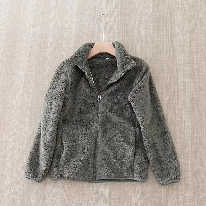 Polar Fleece Jacket Women's Soft Warm Autumn Winter 2025 New Solid