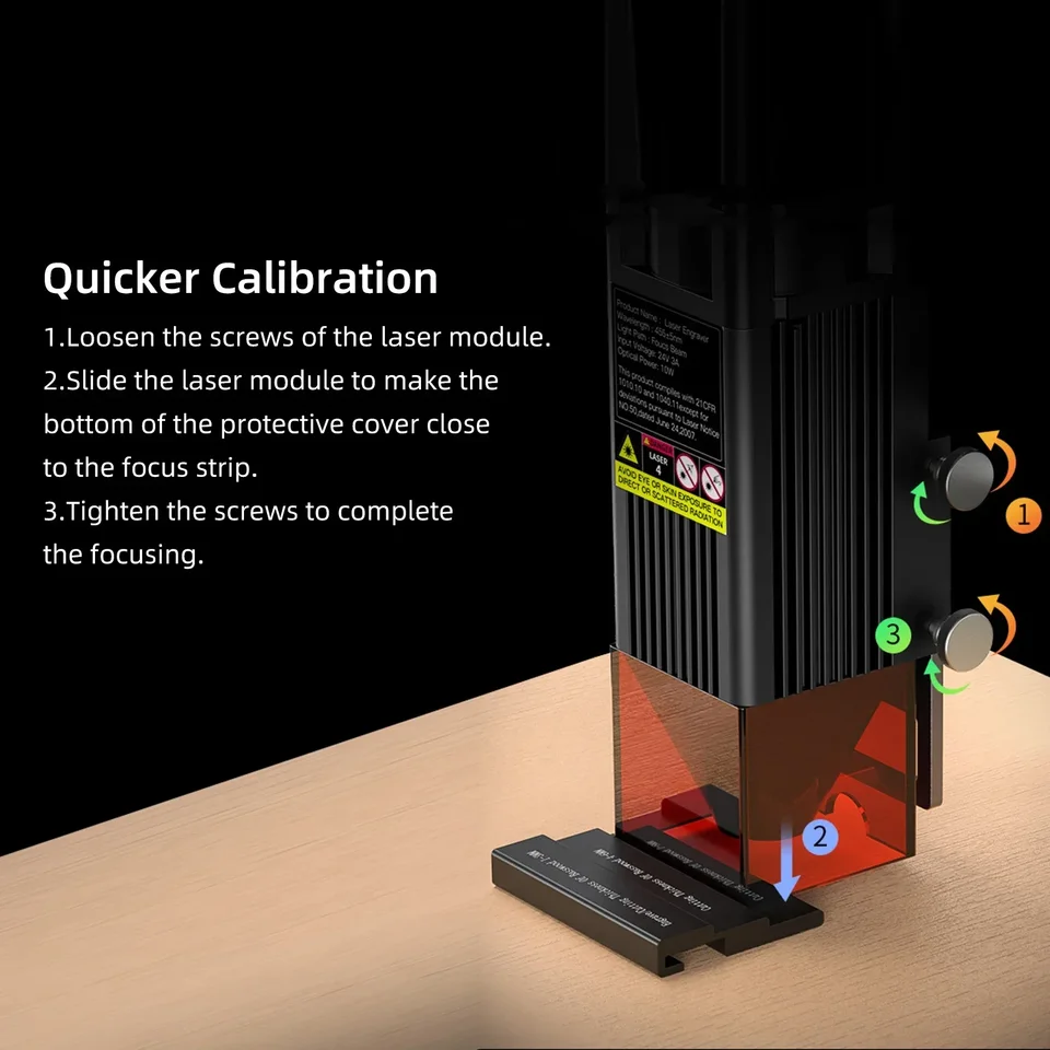 ender用 500mW Laser Module V1.0 セット CREALITY CV-Laser Module