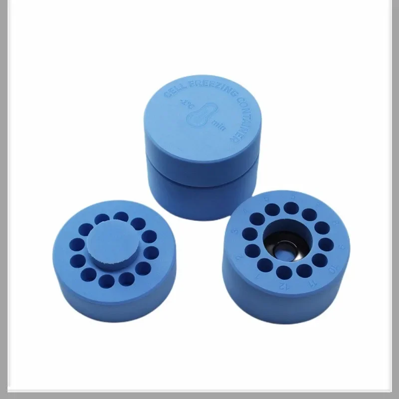 Cell Freezing Container Cryopreservation Procedure Gradient Cooling Box Liquid Nitrogen Tank Sample Resuscitation Tool 2mL*12