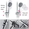 1pc Universal Shower Head Holder Adjustable 18~25mm ABS Chrome Shower Rail Holder Bathroom Accessories Shower Mounting Brackets 3