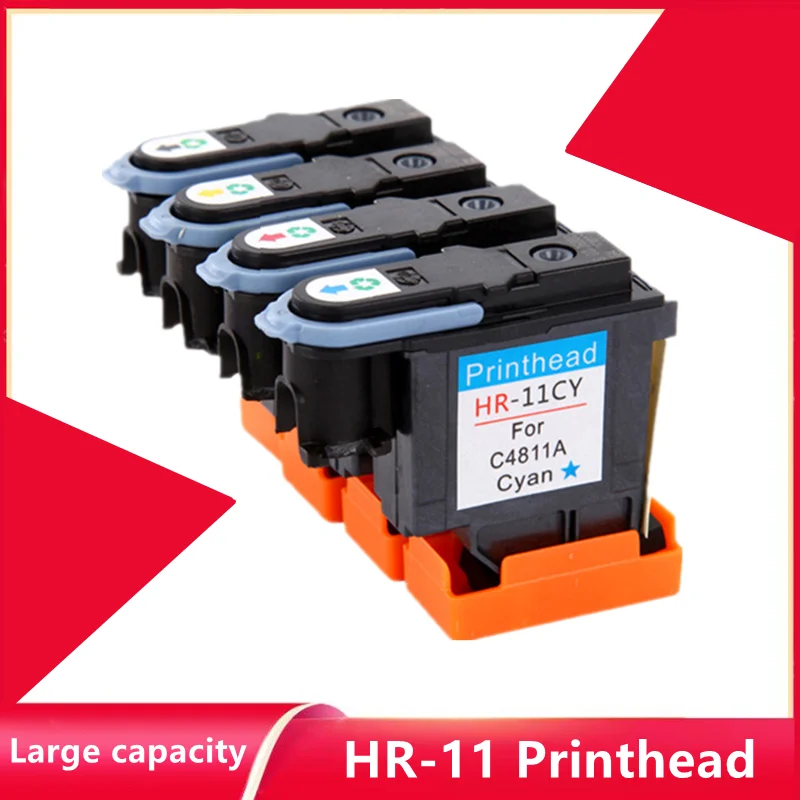 Print Head Compatible For Hp 11 Replacement For Hp11 Printhead Designjet 70  100 110 500 510 500ps C4810a C4811a C4812a C4813a - Ink Cartridges -  AliExpress