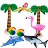 Inflatable Flamingo Toys for Children Inflatable Swimming Pool Float Toy Garden Pool Party  Decor Hawaiian Event Party Supplies 1