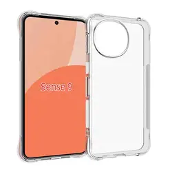 Shockproof Soft Silicone TPU Airbag Back Phone Case for Sharp Aquos sense9 (Airbag Case)