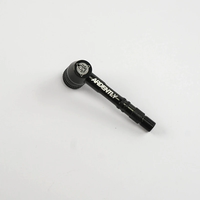 Bicycle Presta Pump Valve Rim Adapter Convert Connector Fixie MTB Road Bike Alloy Black Disc Wheel 90 Degree Adapter