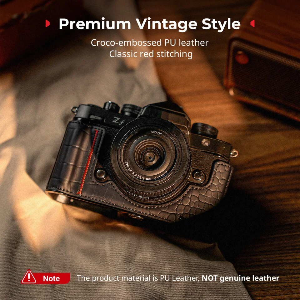 SmallRig Z f Leather Case Kit for Nikon Z f with Shoulder Strap