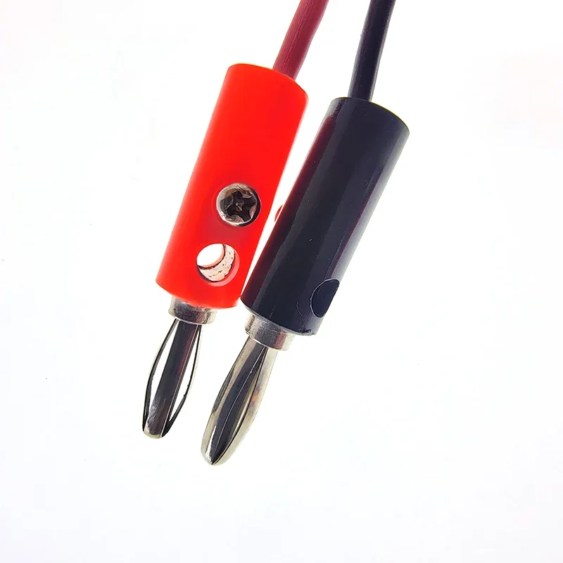 4MM Banana Plug Test Cable Lead Jumper Wire Crocodile Clip Probe Power Supply Adapter Crocodile Clip Wire length 1 meter