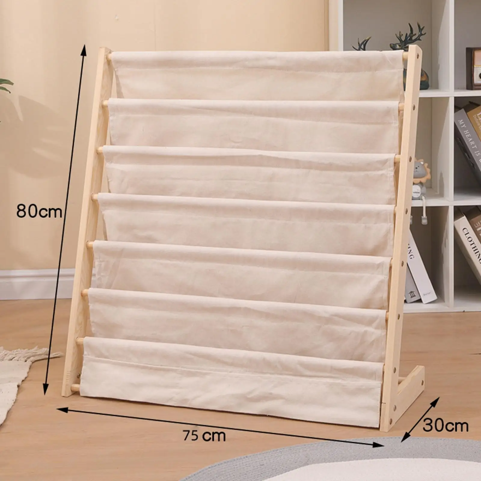 Children's Bookcase Display Nursery Bookshelf Easy to Access Sturdy Kids Bookshelf Baby Bookcase Organizer for Boys and Girls Children's Bookcase Display Nursery Bookshelf Easy to Access Sturdy Kids Bookshelf Baby Bookcase Organizer for Boys and Girls